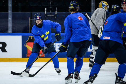 Viggo Björck of Sweden at a practice session