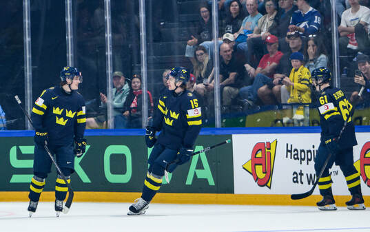 Ivar Stenberg, Jack Berglund and Viggo Björck of Sweden
