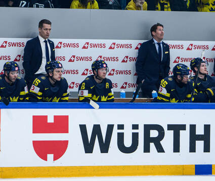 Head coach Sam Hallam of Sweden