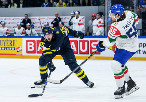 Jacob De La Rose of Sweden and Luca Zanatta of Italy
