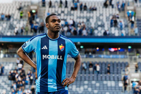 Djurgårdens Joel Asoro deppar