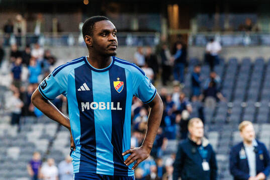 Djurgårdens Joel Asoro deppar