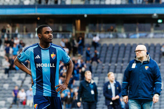 Djurgårdens Joel Asoro deppar