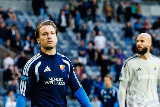 Djurgårdens Daniel Stensson deppar