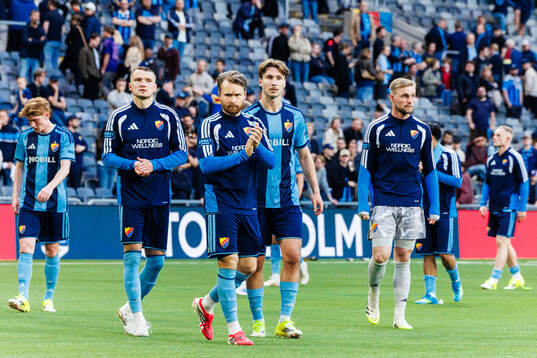 Djurgårdens Piotr Johansson,Jacob Une, Miro Tenho och