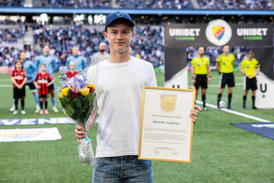 Djurgårdens Alexander Andersson tilldelas Årets