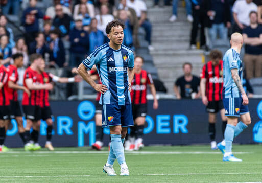 Djurgårdens Mikael Anderson deppar