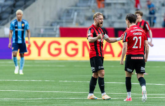 Brommapojkarnas Simon Strand och Alex Timossi Andersson