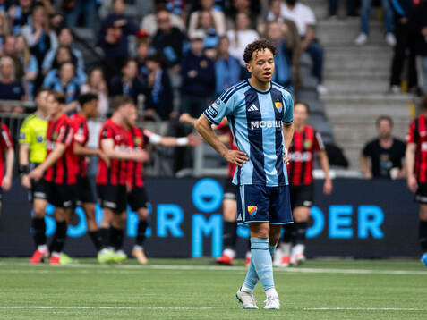 Djurgårdens Mikael Anderson deppar