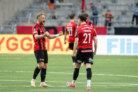 Brommapojkarnas Simon Strand och Alex Timossi Andersson