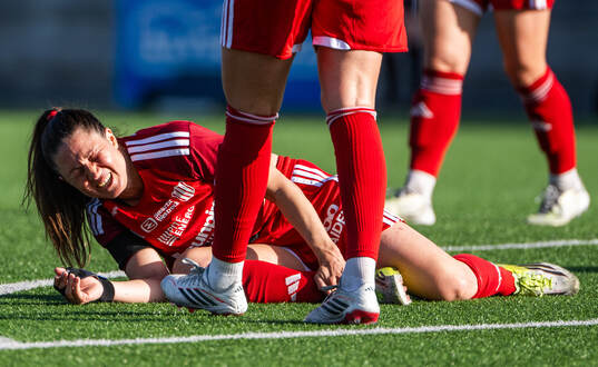 Piteås Josefin Johansson har ont