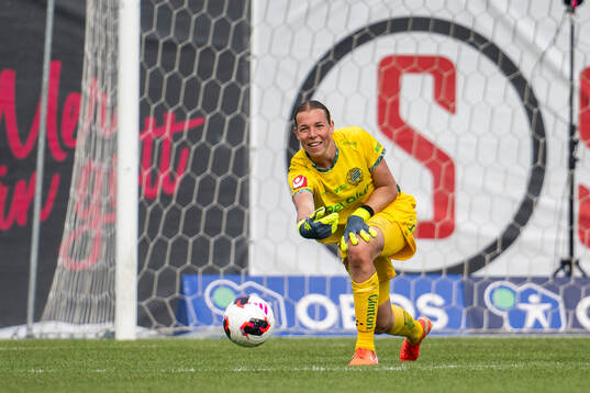 Hammarbys målvakt Melina Loeck