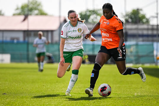 Kristianstads Waniya Hudson mot Hammarbys Vilde Hasund