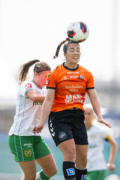 Kristianstads Michelle De Jongh och Hammarbys Vilma Emilia