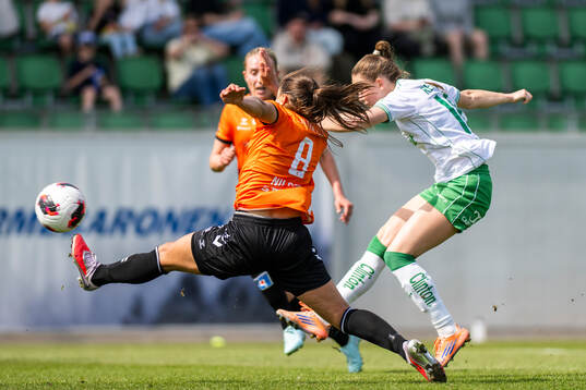 Kristianstads Alice Nilsson och Hammarbys Svea Rehnberg