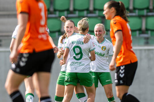 Hammarbys Mari Nyhagen jublar