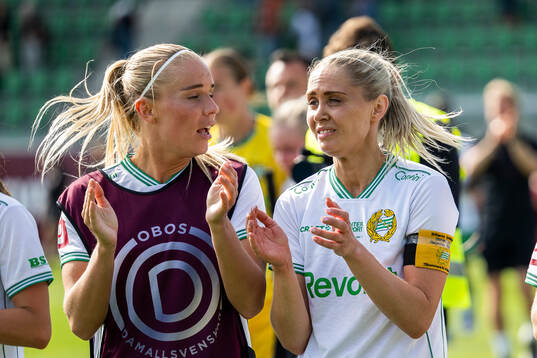 Hammarbys Alice Carlsson jublar