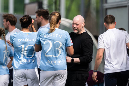 Malmö FFs tränare Jonas Valfridsson