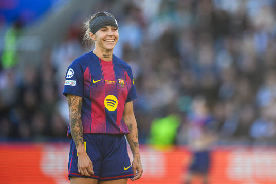Mapi Leon of Barcelona