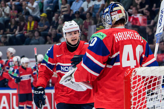 Noah Steen of Norway celebrates