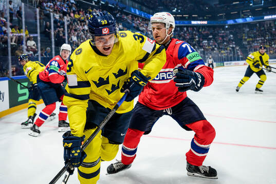 Jakob Silfverberg of Sweden and Stian Solberg of Norway