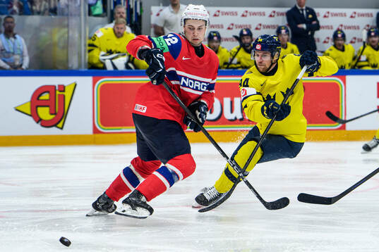Stian Solberg of Norway and Joel Persson of Sweden
