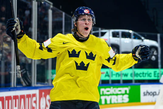 Ivar Stenberg of Sweden celebrates