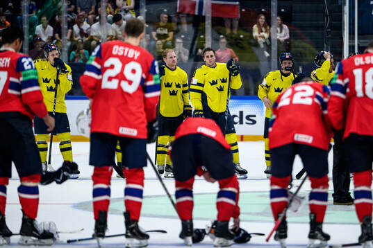 Bläddra bland fler bilder av 2026 IIHF Ice Hockey World Championship, Day 9, Norway - Sweden
