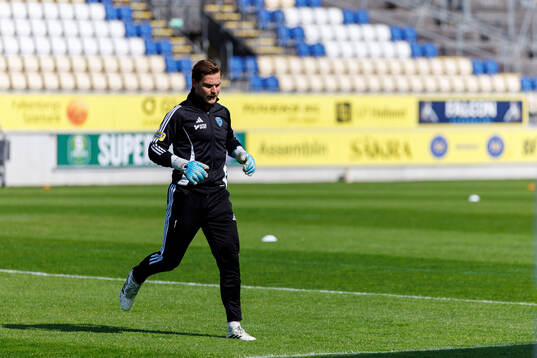 Falkenbergs målvakt Anton Andersson