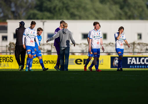 IFK Värnamos spelare deppar
