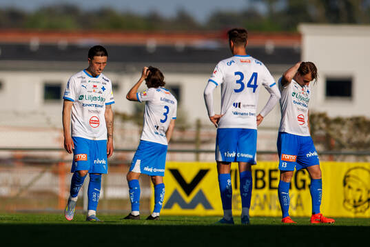 IFK Värnamos spelare deppar