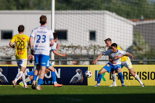 IFK Värnamos Kai Meriluoto och Falkenbergs Noel Hansson