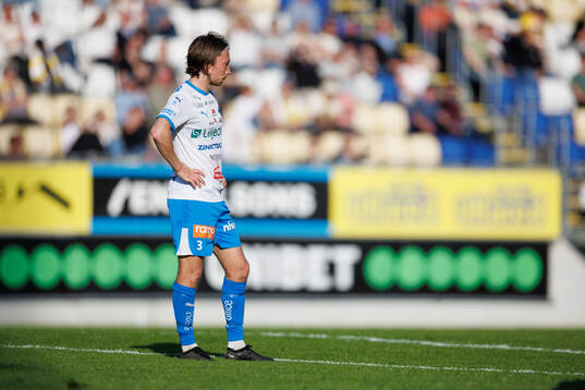 IFK Värnamos Axel Björnström deppar