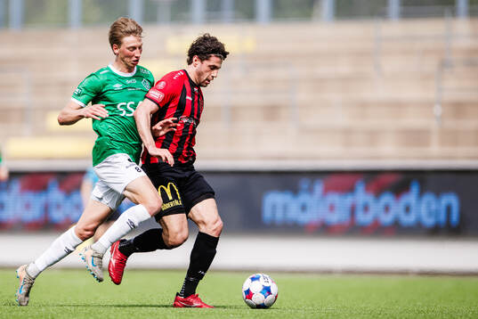 Brages Albin Sporrong och Nordic Uniteds Amar Eminovic