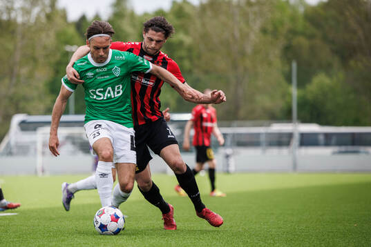 Brages Felix Hörberg och Nordic Uniteds Amar Eminovic
