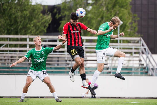Nordic Uniteds Matteus Behnan och Brages Alex Mortensen och