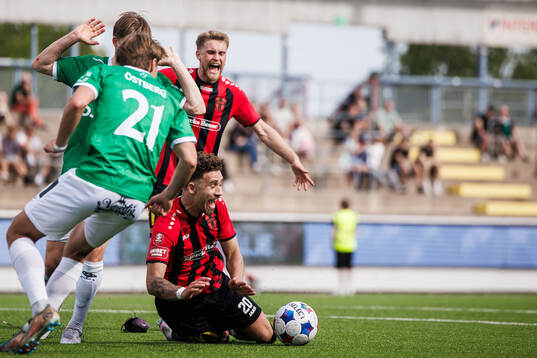 Nordic Uniteds Aziz Harabi och Teo Grönborg reagerar