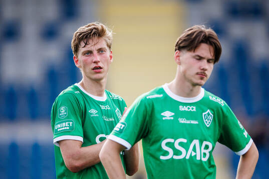 Brages Albin Sporrong och Oliwer Stark deppar