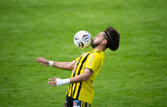 IFK Hässleholms Waseem Jafleh i matchen i division 3