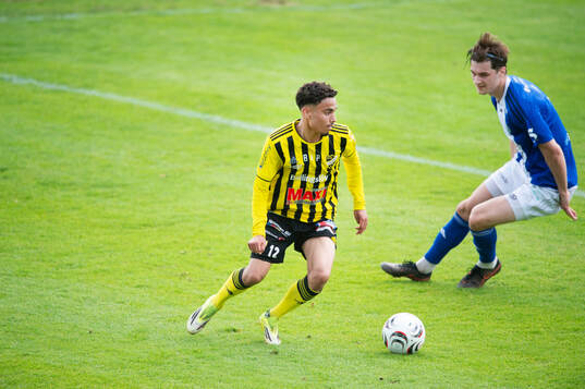 IFK Hässleholms Zeidan Sala i matchen i division 3 mellan