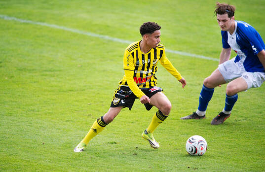 IFK Hässleholms Zeidan Sala i matchen i division 3 mellan