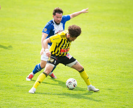 IFK Hässleholms Waseem Jafleh i matchen i division 3