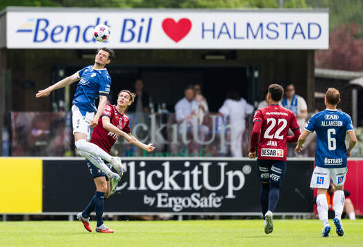 Halmstads Pascal Gregor och Örgrytes Noah Christoffersson