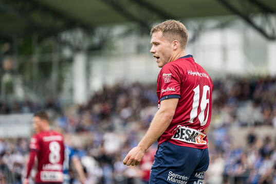 Örgrytes Hampus Dahlqvist reagerar