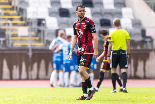 Östersunds Amar Begic deppar