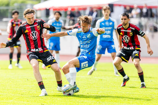 Östersunds Abel Stensrud och Oddevolds Vincent Sundberg
