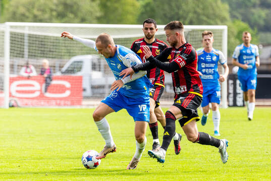 Oddevolds Gabriel Sandberg och Östersunds Dennis Widgren