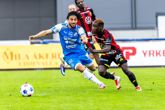 Oddevolds Leonardo Farah Shahin och Östersunds Assiedou