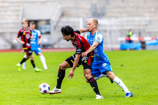 Östersunds Abdulla Abodi Qasem och Oddevolds Olle Kjellman