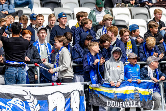 under fotbollsmatchen i Superettan mellan Oddevold och